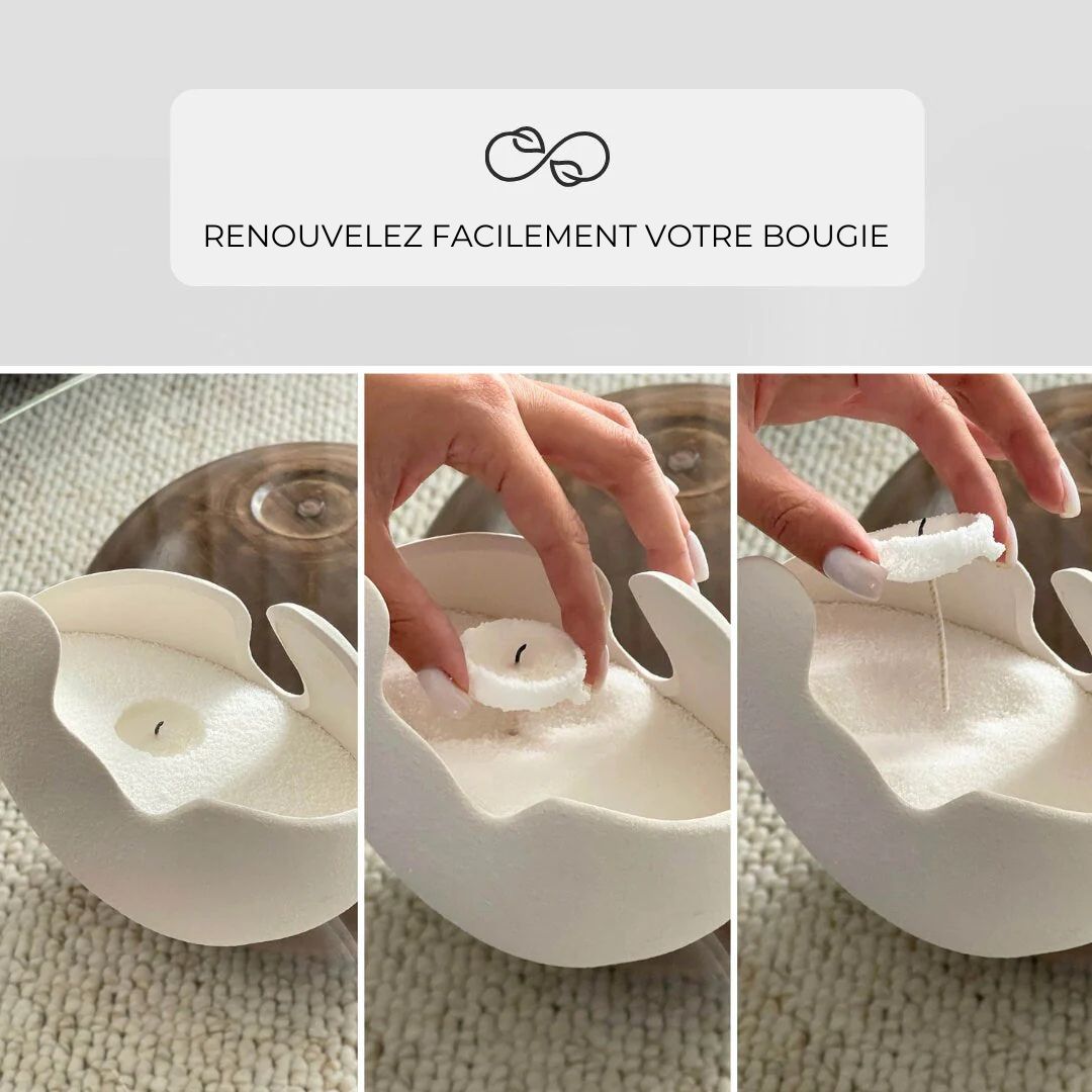 Vase EPHA® en céramique beige