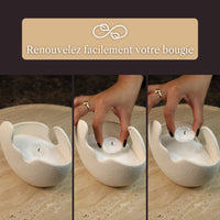 EPHA® beige keramische vaas