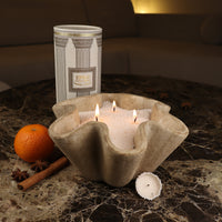 bougie poudre orange cannelle