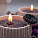 perles de bougie vase résine