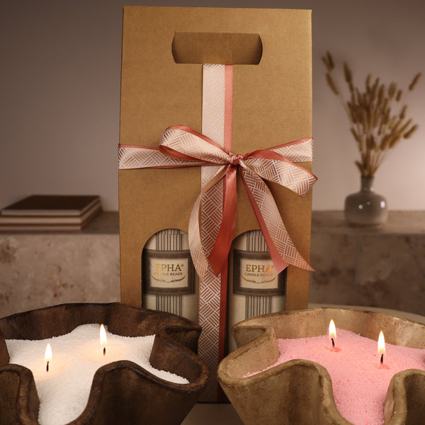 Bougie poudre cadeau