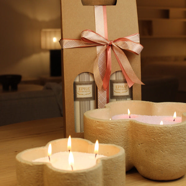 Perles de bougie cadeau et vases