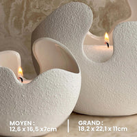 Vase EPHA® en céramique beige