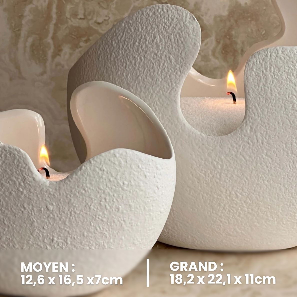 Vase EPHA® en céramique beige