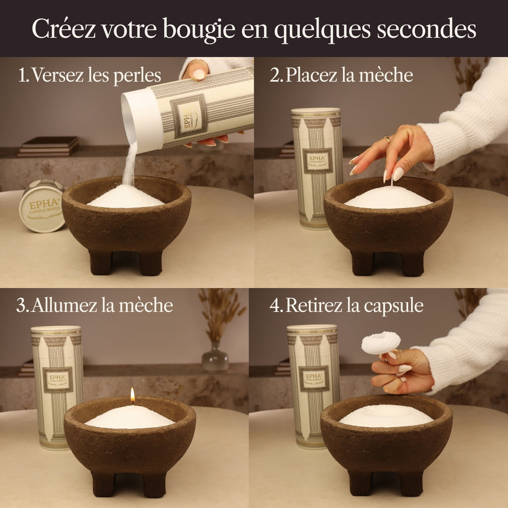 Perles de bougie parfumées 500g - EPHA®