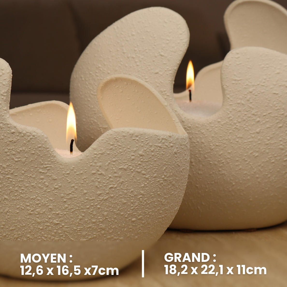EPHA® beige keramische vaas