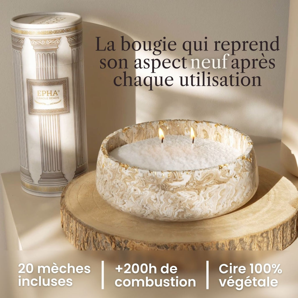 Perles de bougie parfumées 500g - EPHA®