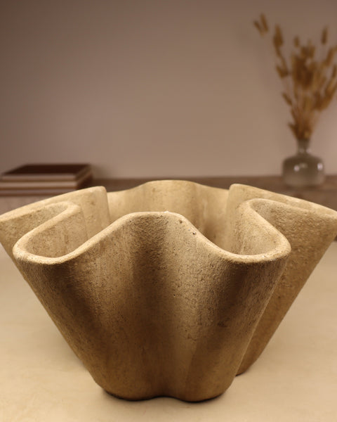 Grand vase pour bougie poudre