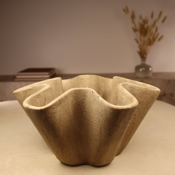 Grand vase pour bougie poudre