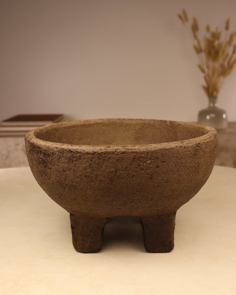 Grand vase sur pieds pour sable de bougie