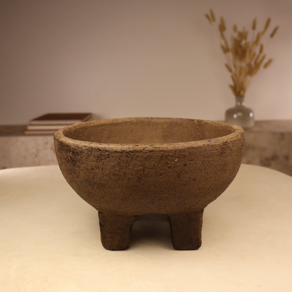 Grand vase sur pieds pour sable de bougie