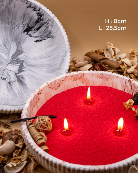Large EPHA® resin vase, handmade