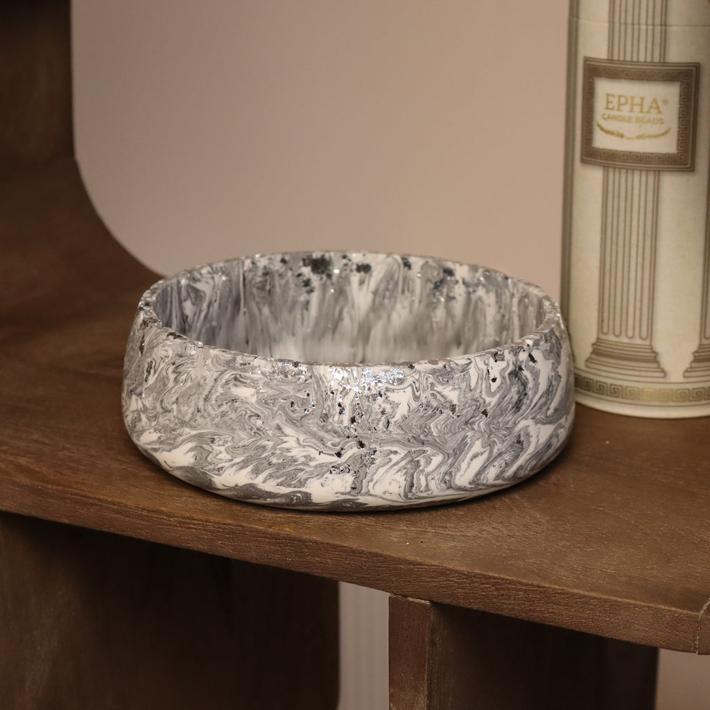 Vase EPHA® aux feuilles d'or - fait main