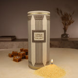 Bougie en poudre caramel beurre salé