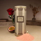 Bougie en poudre parfum rose passion