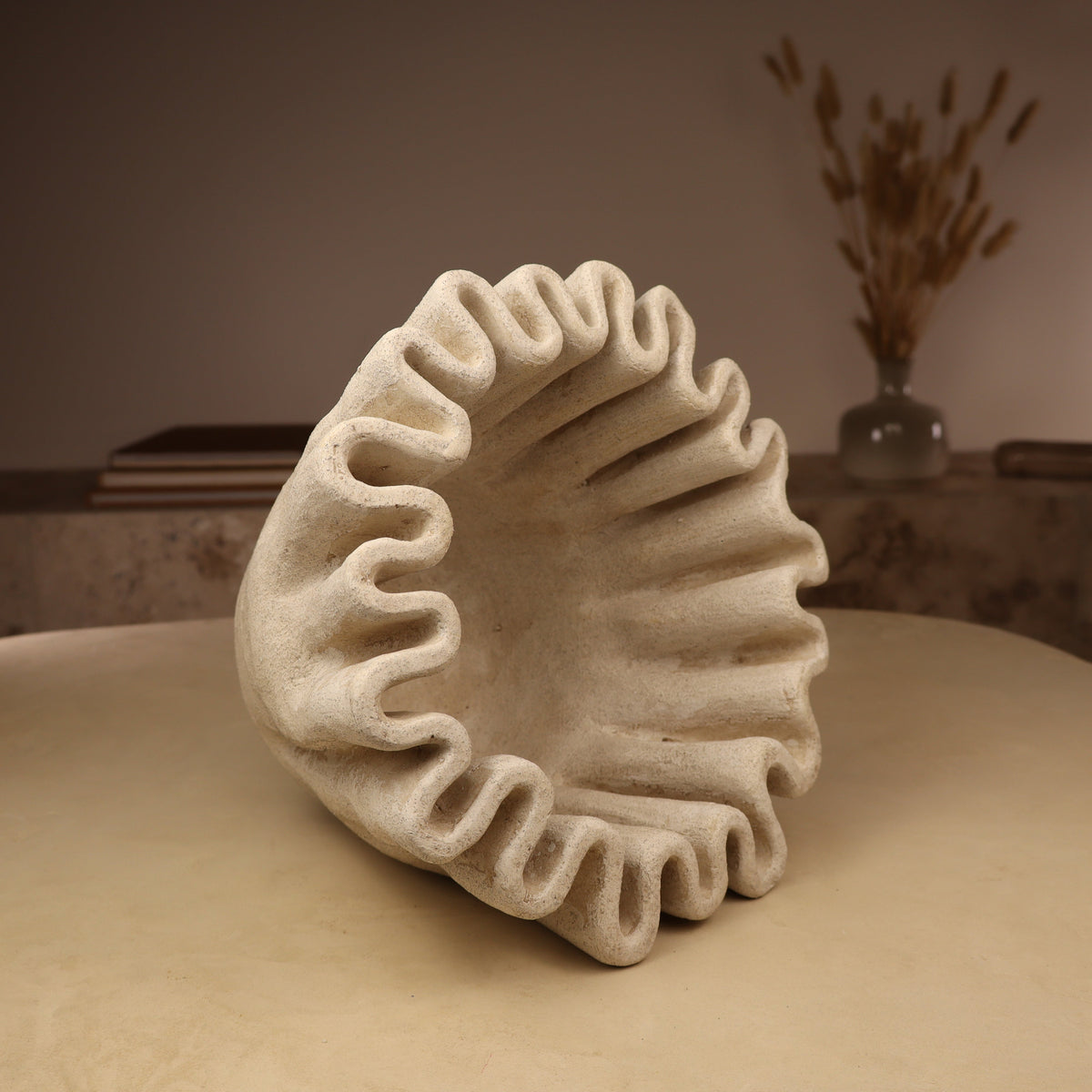 vase relief pour bougie perle