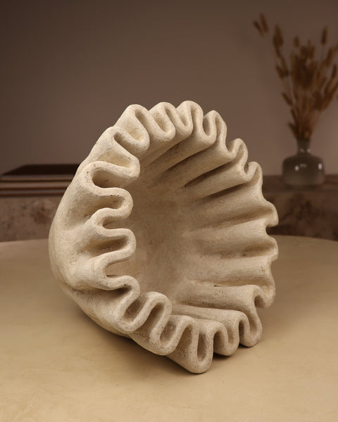 vase relief pour bougie perle