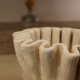 vase pour bougie poudrée