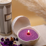 vase lune bougie perles