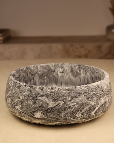 vase en résine fait main pour bougie en perle