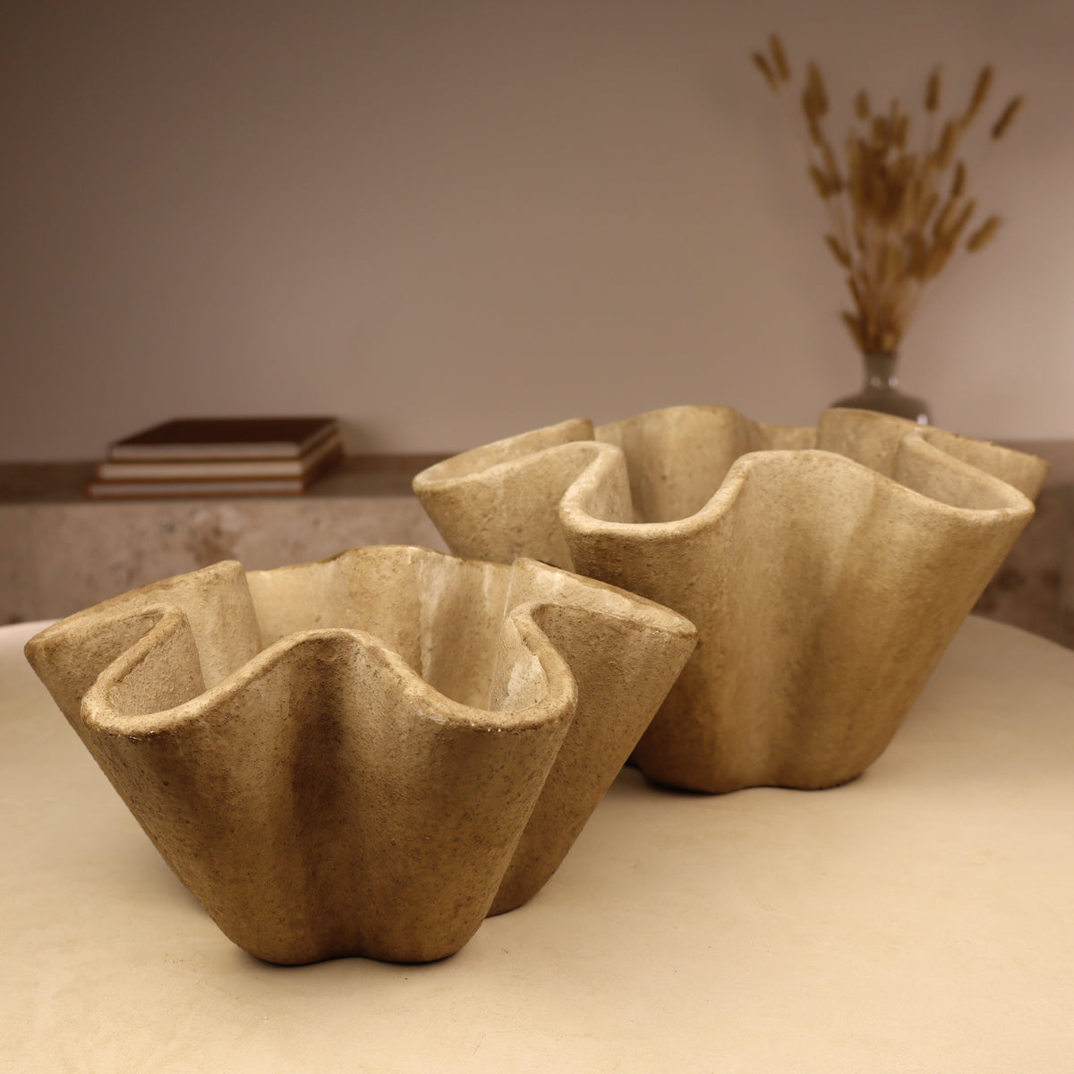 vase terre cuite bougie perle