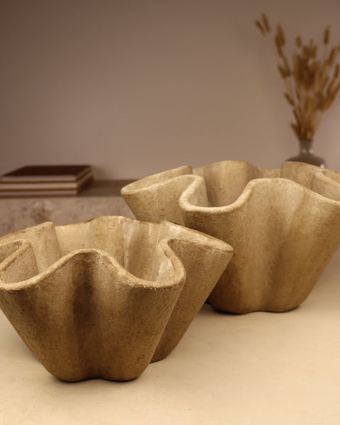 vase terre cuite bougie perle