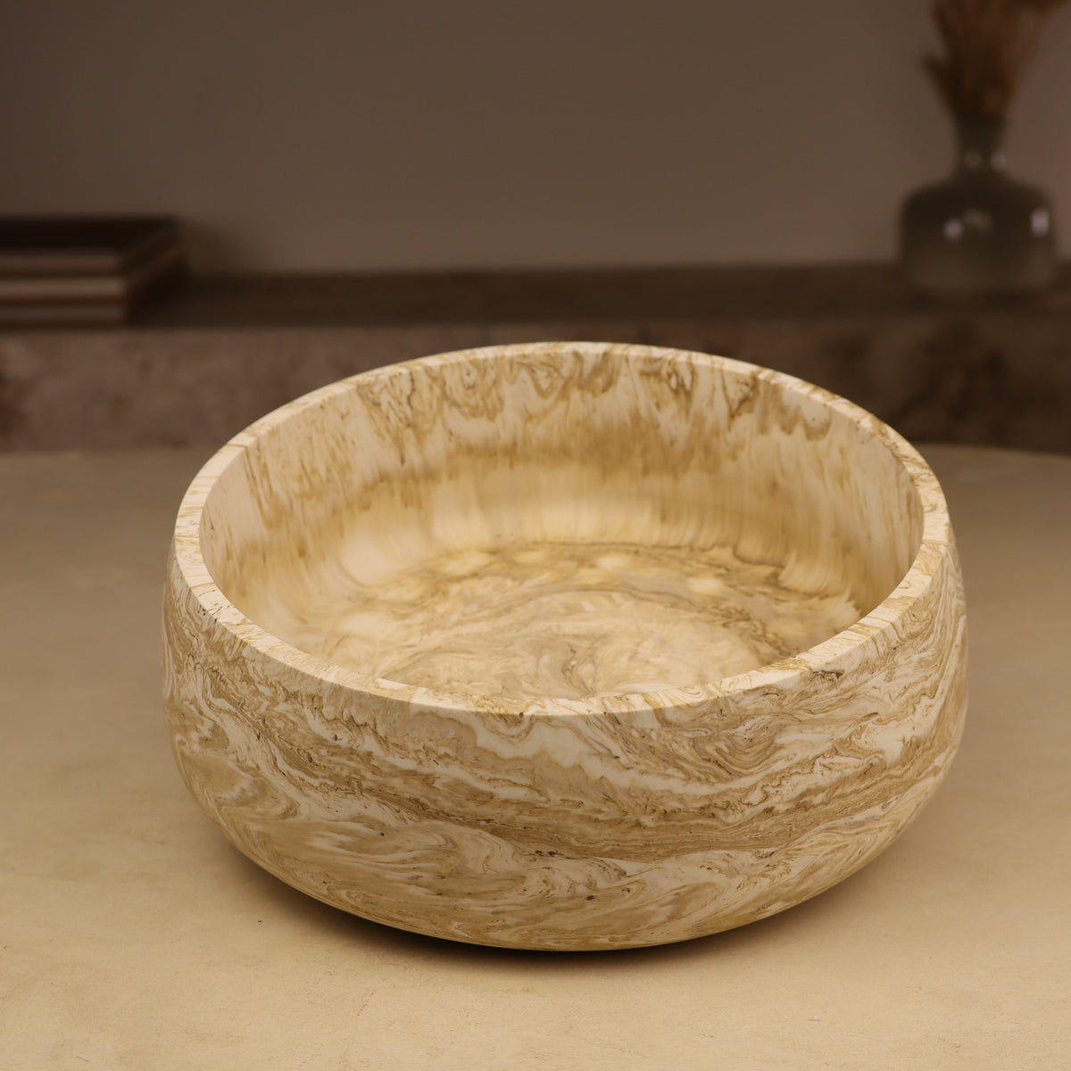 vase fait main pour bougie en perle