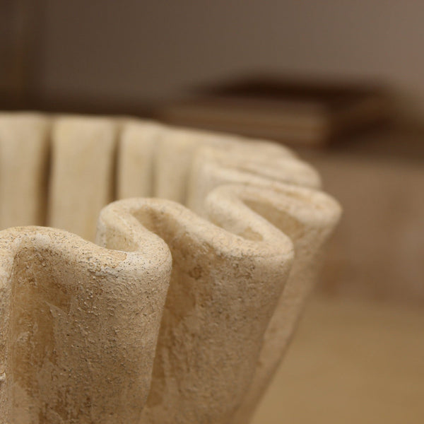 vase pour bougie en sable