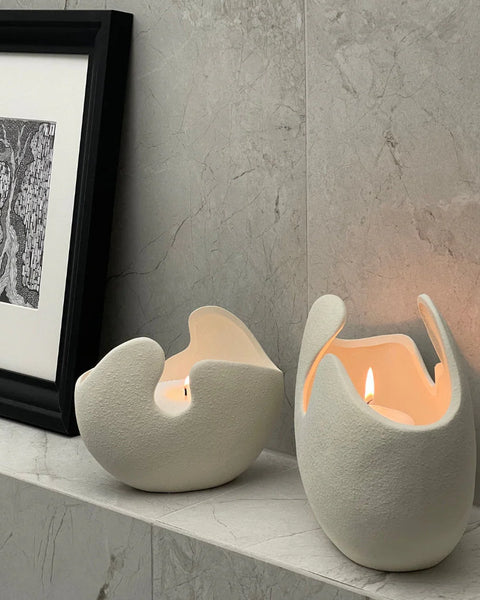 vases sable de bougie 