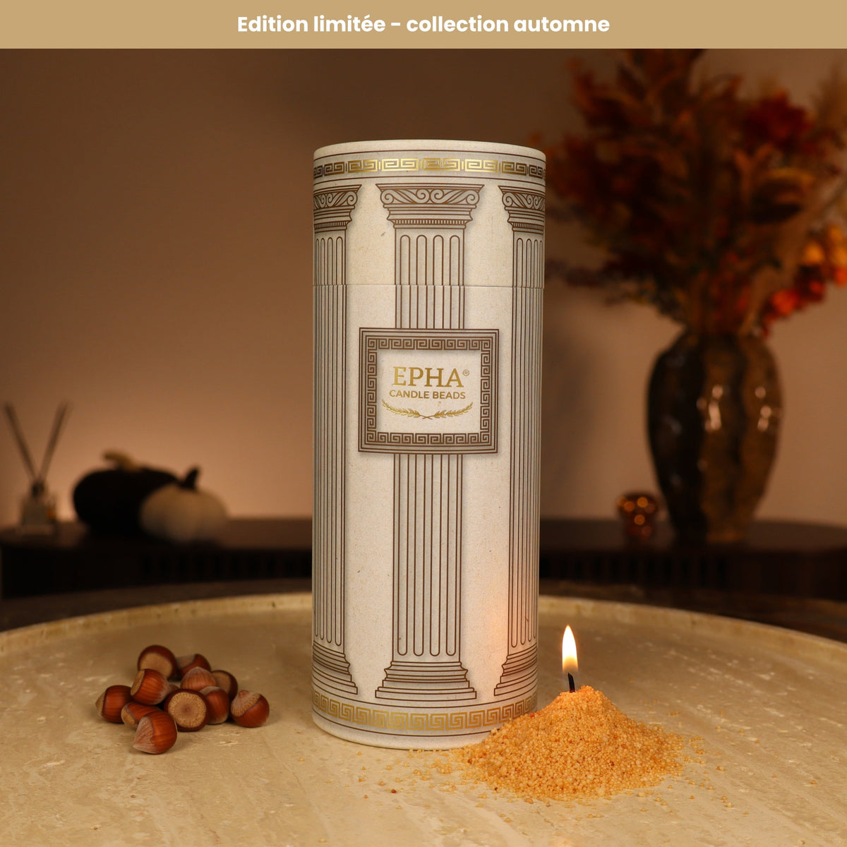 sable bougie noisette