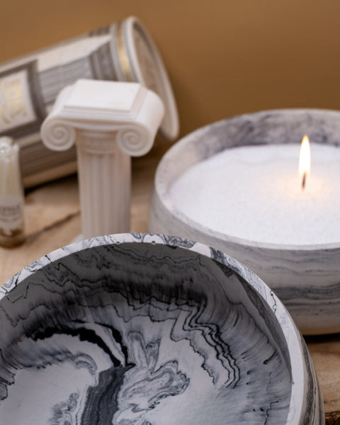 bougie réutilisable sable vase