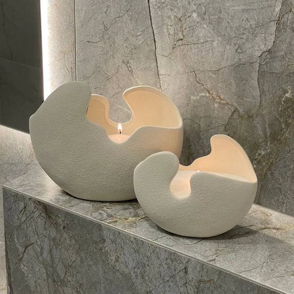 Vase EPHA® en céramique beige